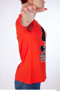 Rada casual dressed orange t-shirt upper body 0007.jpg
